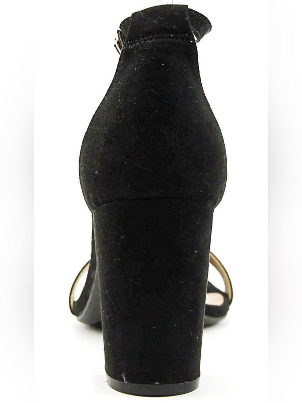 Bandolino classic Black Open-Toe Block Heel Sandal Ankle Strap size 10M NWOT - Picture 4 of 12